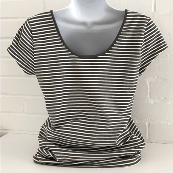 Womens New With Tags Classic Gap Striped Preppy Summer Nautical T-Shirt Size M - Picture 4 of 11